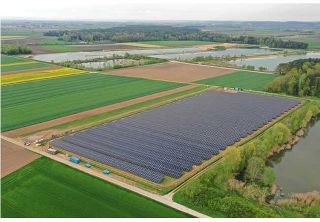 PB: Der Solarpark Laub in Munningen ist im Portfolio vorhanden. / ©: Greenovative 