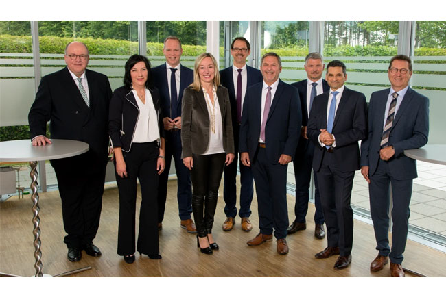 PB: Die Geschäftsleitung on NETZSCH Pumpen & Systeme um Felix Kleinert und Sonja Karsten im Jahr 2020.