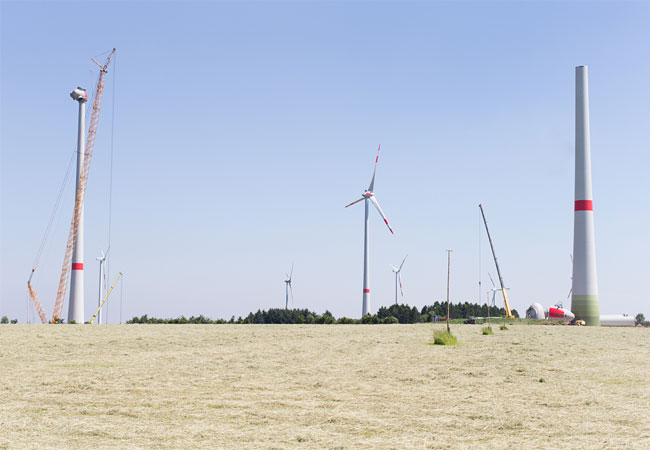 PB: GLS Windpark Schleiden: Wirtschaftsminister*in Neubaur zu Besuch