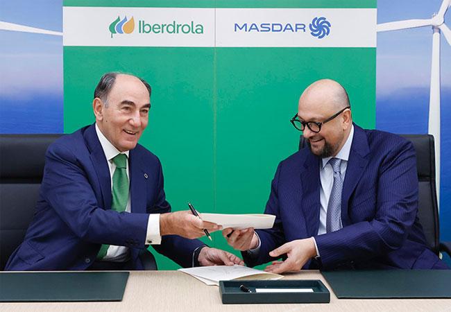 PB: Ignacio Galán, Executive Chairman of Iberdrola, during the signing of the agreement.