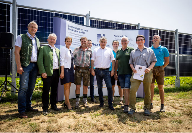 PB: Erste vertikale Agri-PV Großanlage Österreichs in Gabersdorf eröffnet