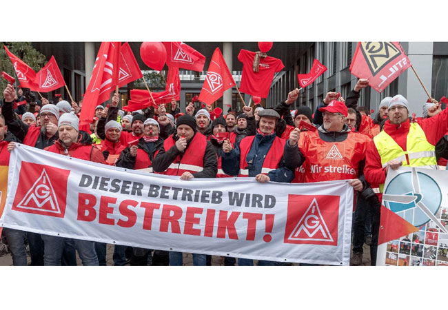 PB: Einigung nach 123 Tagen Streik: Die IG Metall Küste und die Vestas Deutschland GmbH haben sich auf ein Paket von Tarifverträgen geeinigt.