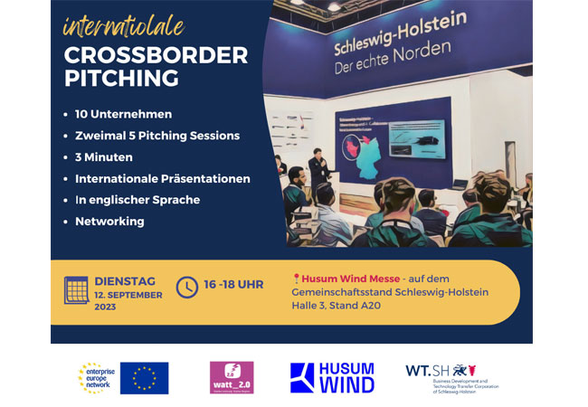 PB: Crossborder Pitching im Rahmen der Husum Wind Messe