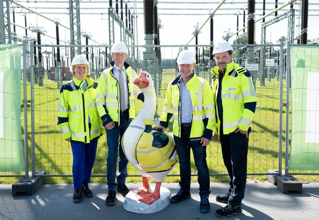 Pressefoto Inbetriebnahme Ganderkesee - St Hülfe / ©: TenneT