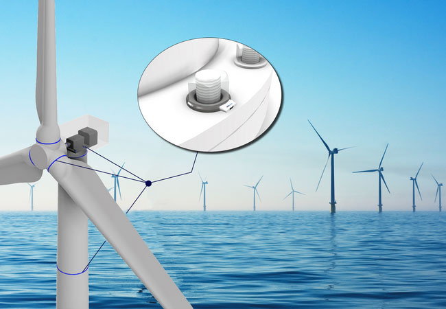 PB: Überwachung von Windkraftanlagen / ©: Fraunhofer-Institut für Betriebsfestigkeit und Systemzuverlässigkeit LBF