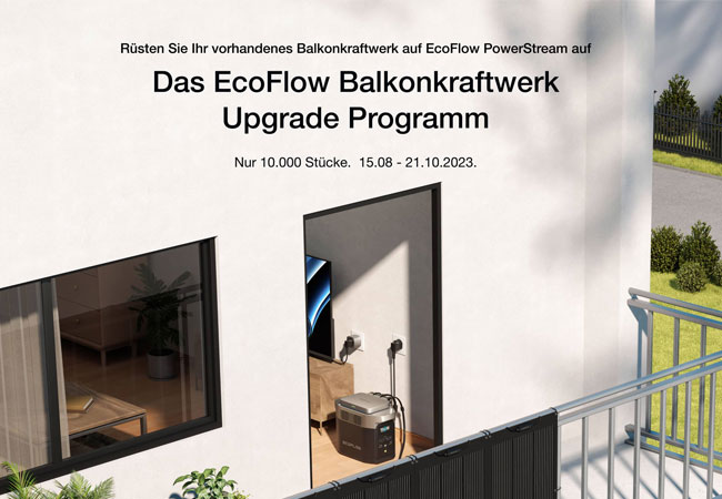 PB: Satte Preisnachlässe und Energie-Upgrades für Balkonkraftwerke
