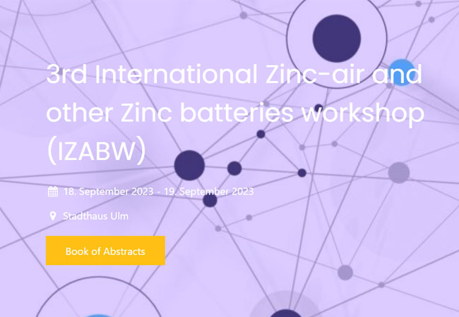 PB: 3rd IZABW Due to the growing need for electrochemical energy storage solutions significant efforts are being undertaken to develop post-Lithium technologies.