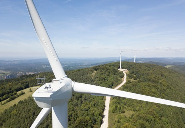 PB: Windpark Mont de L'Ain (Frankreich) 