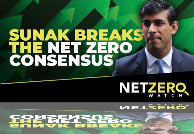 PB: Sunak bricht den Netto-Null-Konsens