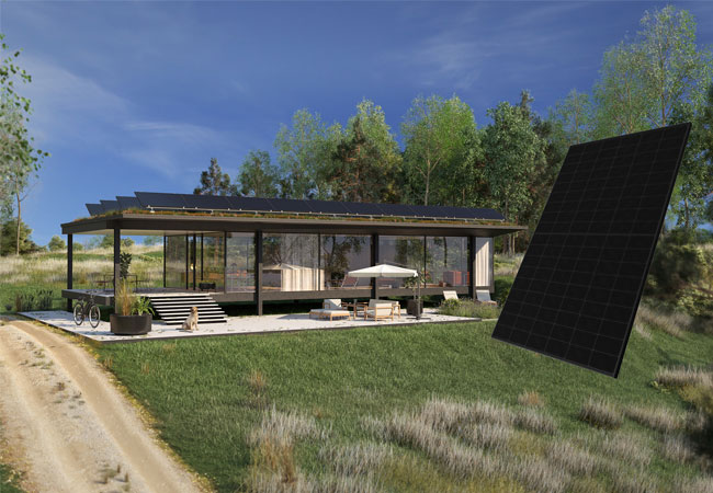 PB: Sharp präsentiert das innovative 420W M10 PV-Panel in vollschwarzem Design