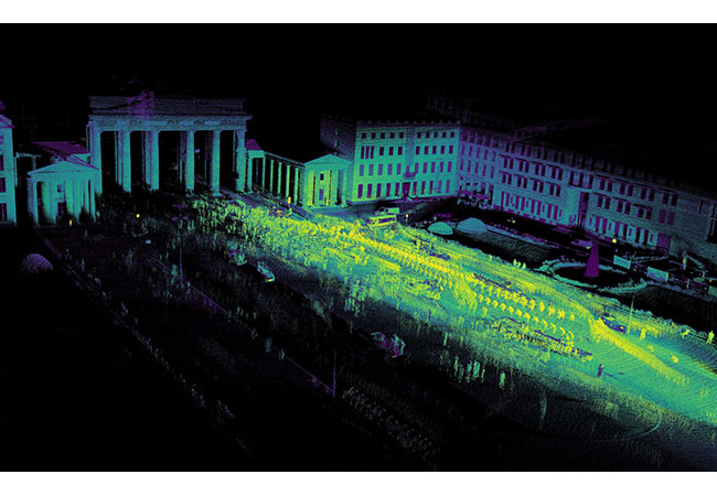 PB: Brandenburger Tor, SLAM- / LiDAR-Technologie 