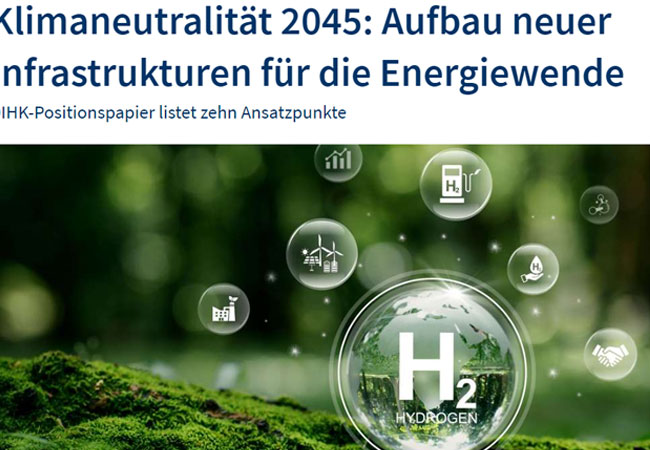 PB: Klimaneutralität 2045: Aufbau neuer Infrastrukturen für die Energiewende