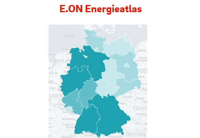 PB: Die Ergebnisse für alle 16 Bundesländer sind interaktiv im E.ON Energieatlas unter https://energieatlas.eon.de/ dargestellt.