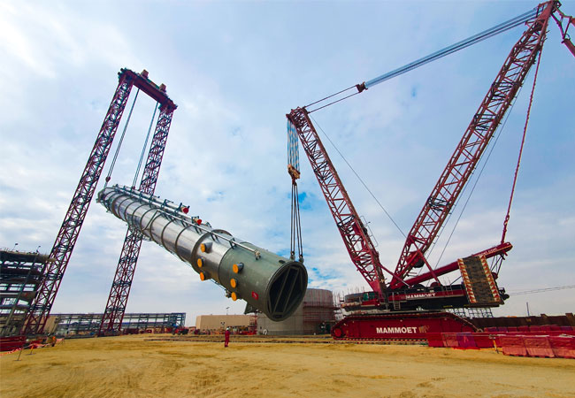 PB: Das weltweit größte Propan-Dehydratisierungsanlagen-Projekt wird von Mammoet sicher tranportiert