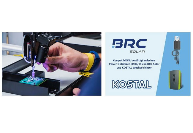 PB: BRC Solar und KOSTAL bestätigen Kompatibilität ihrer Produkte zur Leistungsoptimierung von Photovoltaikanlagen