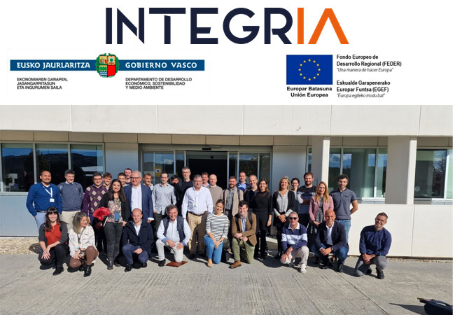 PB: INTEGRIA project funded by the Basque Government’s Department for Economic Development, Sustainability and the Environment (HAZITEK programme) and the European Regional Development Fund (ERDF).