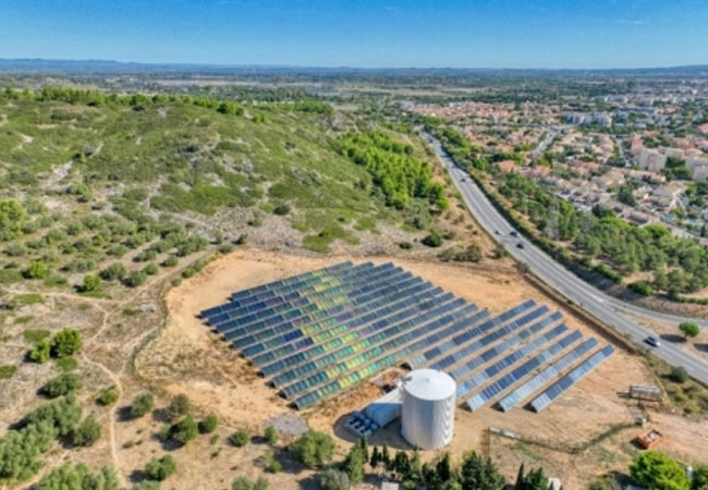 PB: The NARBOSOL solar thermal plant, which supplies the district heating network of the French town of Narbonne.