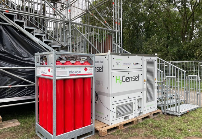 PB: Wasserstoffbündel von Rheingas versorgt Brennstoffzelle / Propan Rheingas GmbH & Co. KG
