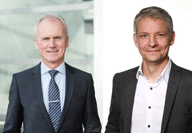 PB: Life-Science-Nord-Geschäftsführer Hinrich Habeck (rechts), Bruder von Robert Habeck, löst ab März kommenden Jahres Bernd Bösche an der Spitze der WT.SH ab / ©: SH-Wirtschaftsministerium