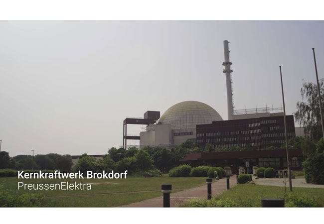 Videobild: AKW-Brokdorf