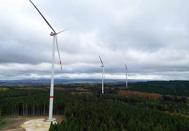 PB: JUWI startet Probebetrieb von Windpark Bescheid-Süd