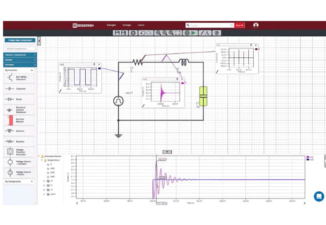 PB: RS Group plc, ein globaler Anbieter von Produkt- und Servicelösungen für mehr als 1,1 Millionen Industriekunden, hat Siemens als strategischen Anbieter von elektronischer Designautomatisierung (EDA) für seinen neuen, cloud-basierten DesignSpark Circuit Simulator ausgewählt – und versetzt so Benutzer in die Lage, ihren Designprozess zu optimieren (Bildnachweis: RS Group)