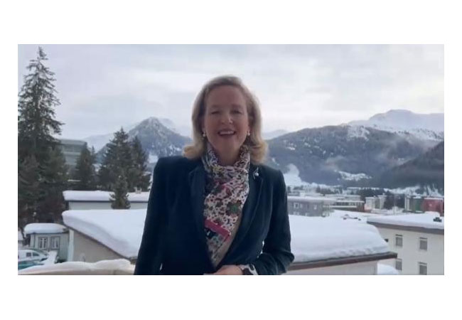 PB: Präsidentin Calviño in Davos: EIB-Gruppe spielt Schlüsselrolle bei globalen Aufgaben