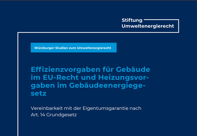 PB: Effizienzvorgaben für Gebäude im EU-Recht