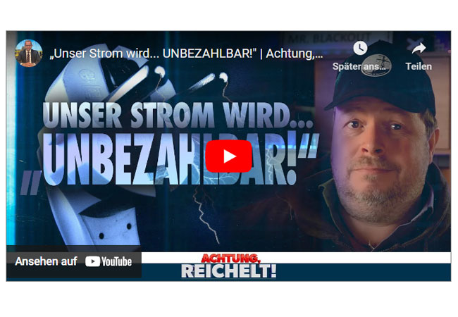 Videobild: Unser Strom wird... UNBEZAHLBAR