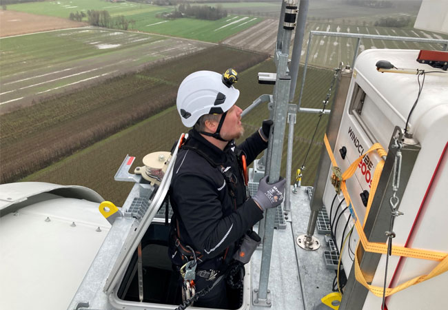 PB: Betriebsführer Tilman Ansorge / ©: ENERTRAG Betrieb GmbH