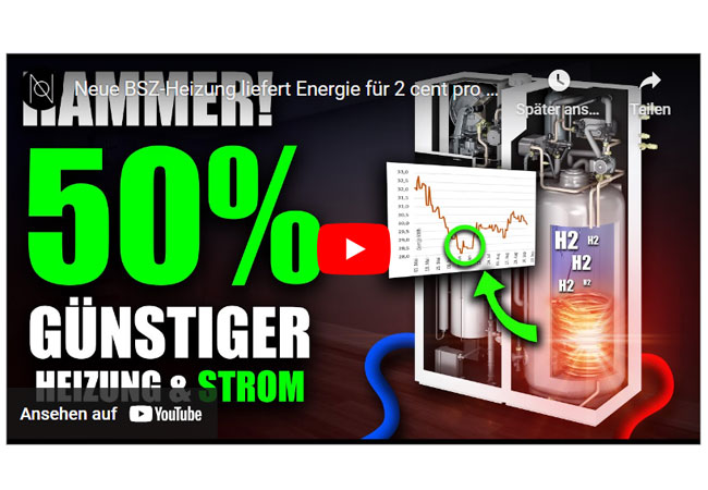 Videobild: Neue BSZ-Heizung liefert elektrische Energie für 2 cent pro kWh ...