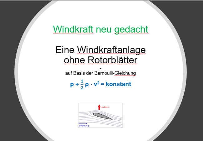 PB: Windkraftanlage ohne Rotorblätter
