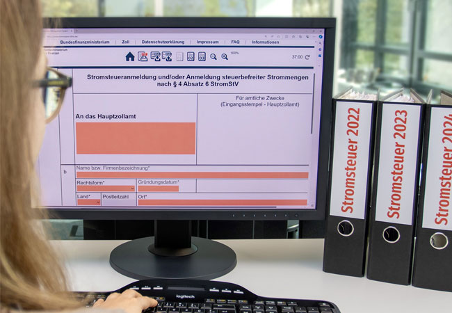 PB: Die Deutsche WindGuard und node.energy haben gemeinsam eine Lösung entwickelt, um Betreiber von Windenergie- und Photovoltaik-Projekten ihre jährliche Stromsteuermeldung an das Hauptzollamt signifikant zu vereinfachen. / ©: Deutsche WindGuard
