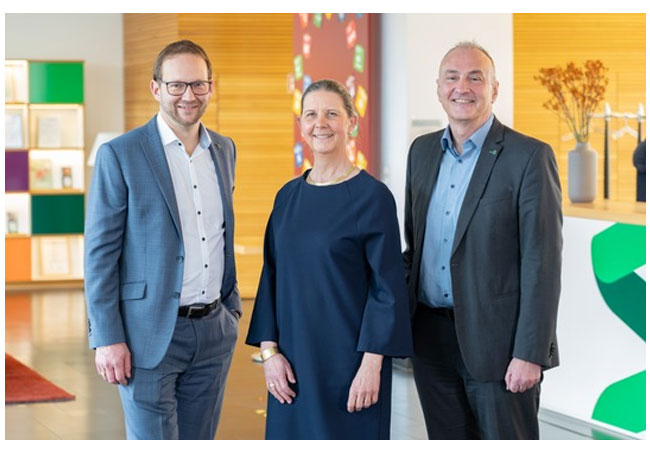 PB: Der Vorstand der UmweltBank (v.l.n.r.): Dietmar von Blücher, Heike Schmitz und Goran Basic 
