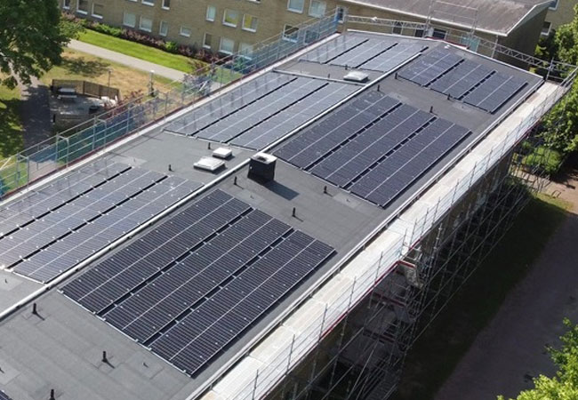 PB: Kosten senken und die Umwelt schützen – Photovoltaik wird Teil von großem Wohnkomplex in Malmö / ©: KOSTAL Solar Electric 