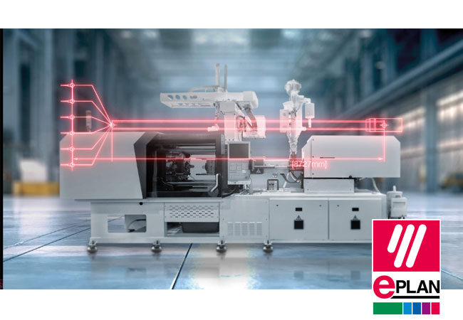 PB: In Hannover bekommen Interessierte erste Einblicke in Eplan Cable proD. Damit lassen sich Kabelwege im 3D-Modell definieren. 