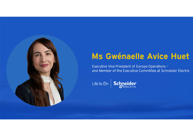 PB: Gwénaelle Avice Huet, geschäftsführende Vizepräsidentin für Europa und Mitglied des Exekutivkommitees von Schneider Electric, Hauptrednerin an der Veranstaltung 3rd PLATFORM GLOBAL 2024