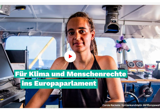 Video: Carola Rackete, Spitzenkandidatin der Linken zur Europawahl