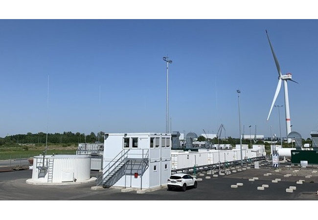 PB: H₂Mare: Flexible Meerwasser-Entsalzungsanlage mit Offshore-Wasserstoff-Herstellung / ©: Fraunhofer IWES