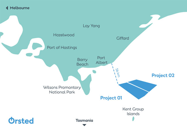 PB: Ørsted sichert sich Lizenzen zur Entwicklung großer Offshore-Windprojekte in Australien
