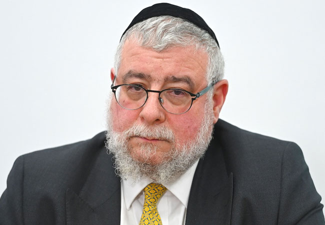 PB: Oberrabbiner Pinchas Goldschmidt / ©: BMWK