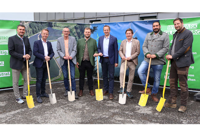 PB: Spatenstich für den Windpark Silbersberg