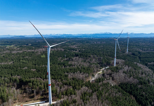 PB: Bürgerwindpark Fuchstal Gemeindewald / © Fotograf: Lorenz Hartleitner 