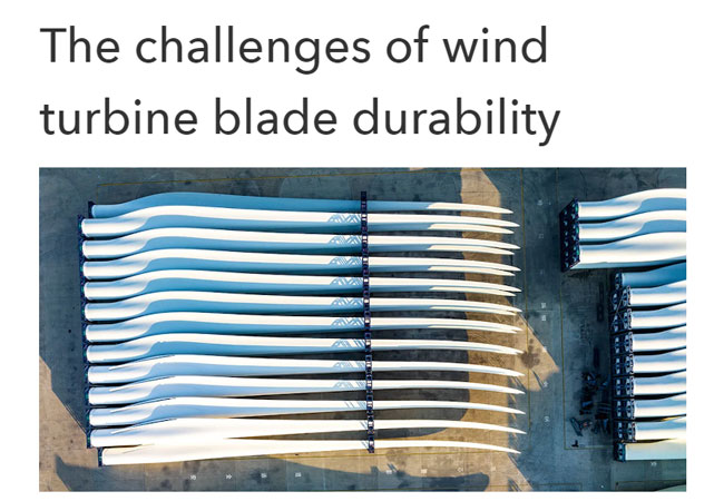 PB: The challenges of wind turbine blade durability / ©: DNV