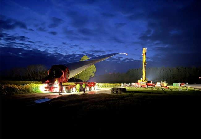 PB: Bauphase des 33,6 MW Windparks Nachtsheim-Luxem / Qualitas Energy