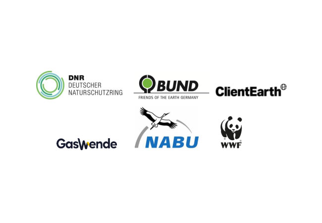 PB: Gemeinsame Stellungnahme des Umweltdachverbands Deutscher Naturschutzring (DNR) e.V. mit dem Bund für Umwelt und Naturschutz Deutschland, ClientEarth, Gaswende, dem Naturschutzbund Deutschland e.V. und WWF Deutschland