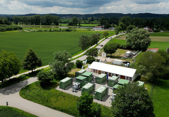 PB: Ansicht des Batteriespeicherstandorts Schwabmünchen (LK Augsburg) / ©: VERBUND