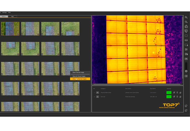 PB: TOPseven präsentiert innovative Inspektionstechnologie für Freiflächen Photovoltaikanlagen auf der Intersolar Europe 2024 / ©: TOP seven GmbH & Co. KG
