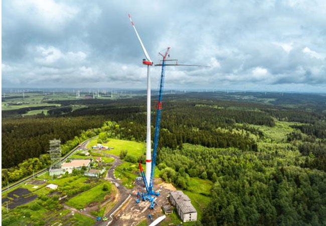 PB: Der Windpark Prüm Air Station entsteht auf einer ehemals militärisch genutzten Fläche.