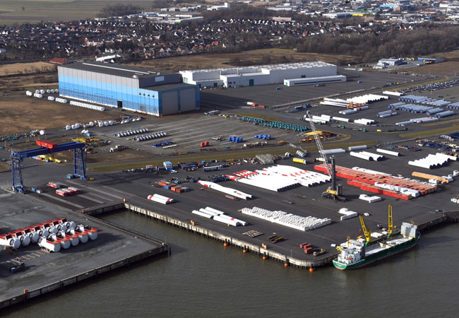 PB: Titan acquired its new offshore facility at Cuxhaven, Germany in March 2020. / ©: Titan Wind